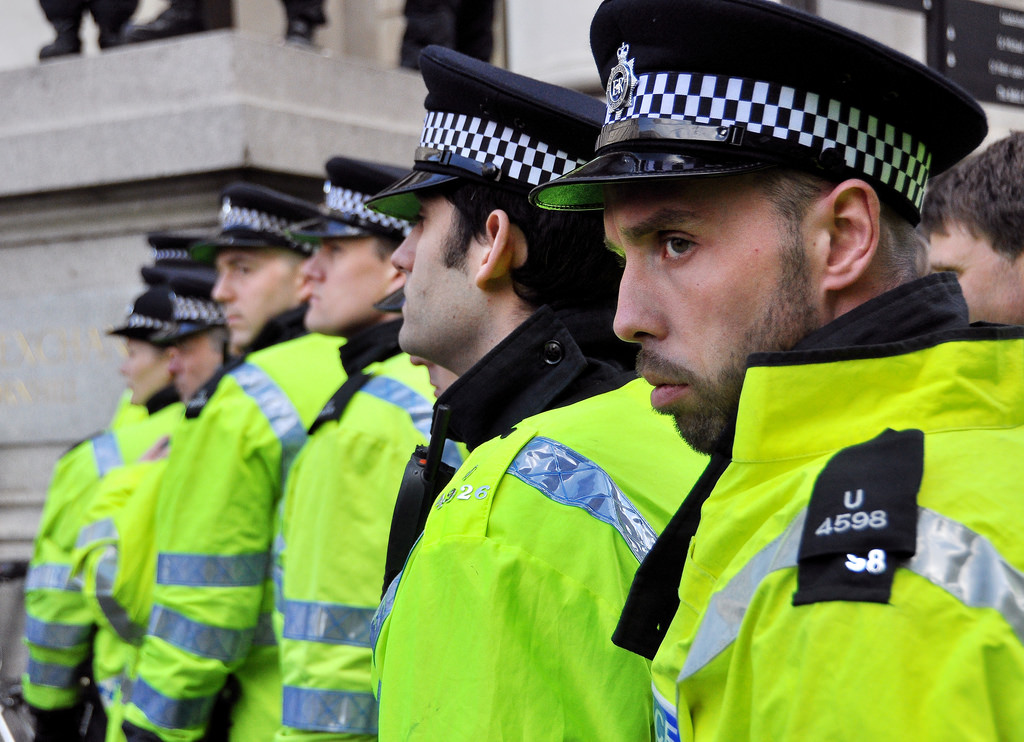 Londoner Polizisten in London
