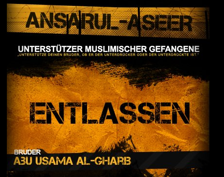 Propagandaplakat der Gruppe Ansarul-Aseer