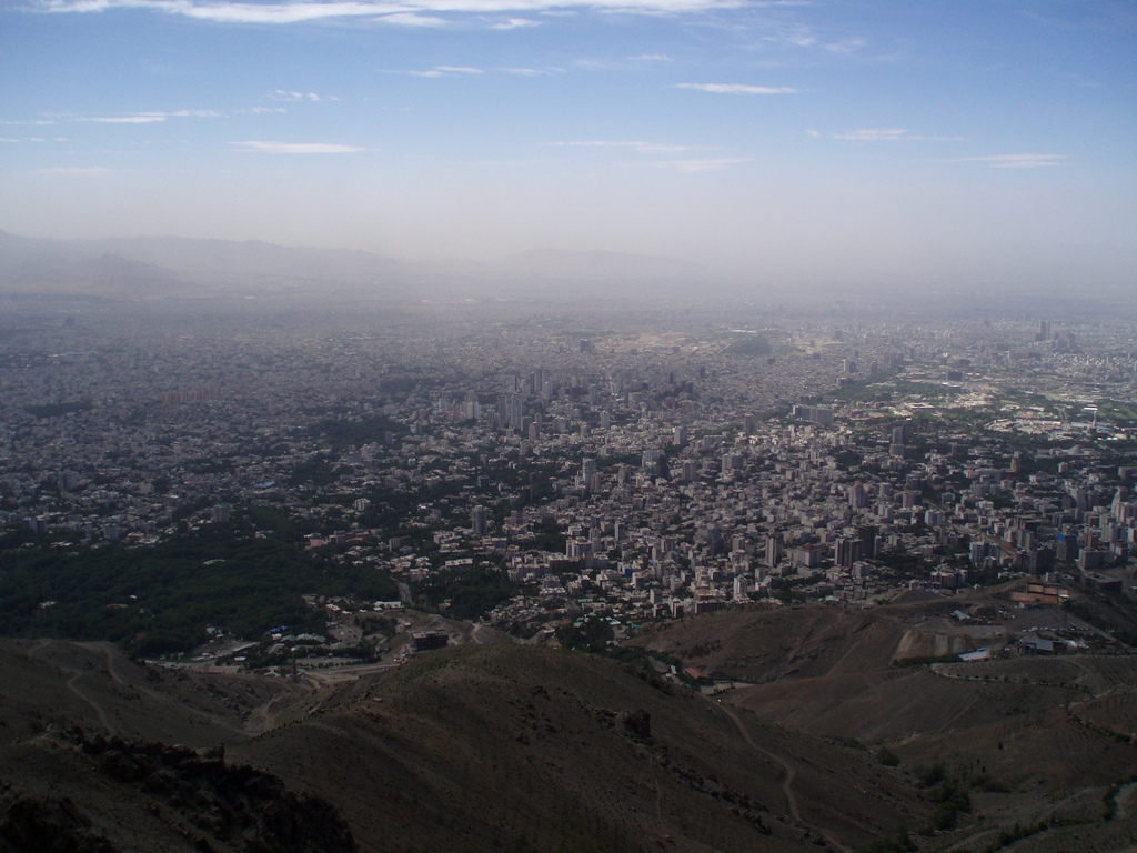 Blick auf die Hauptstadt des Iran, Teheran. (Foto: Stefan Binder (c))
